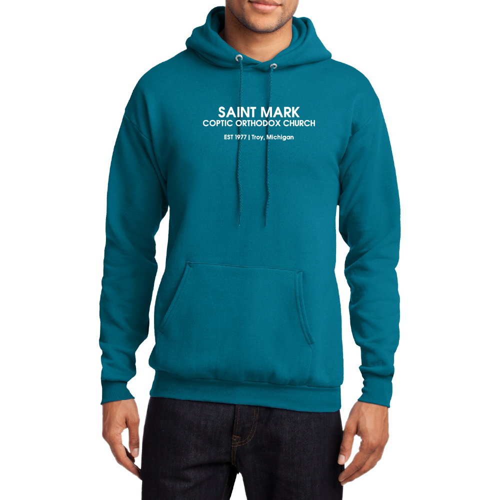St. Mark EST 1977 Troy, Michigan Essential Adult Hoodie