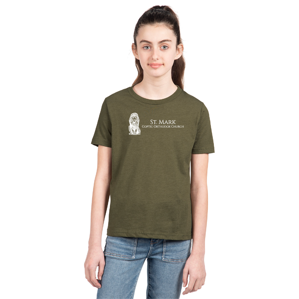 St. Mark Coptic Orthodox Church Lion Essential Youth Short Sleeve Shirt