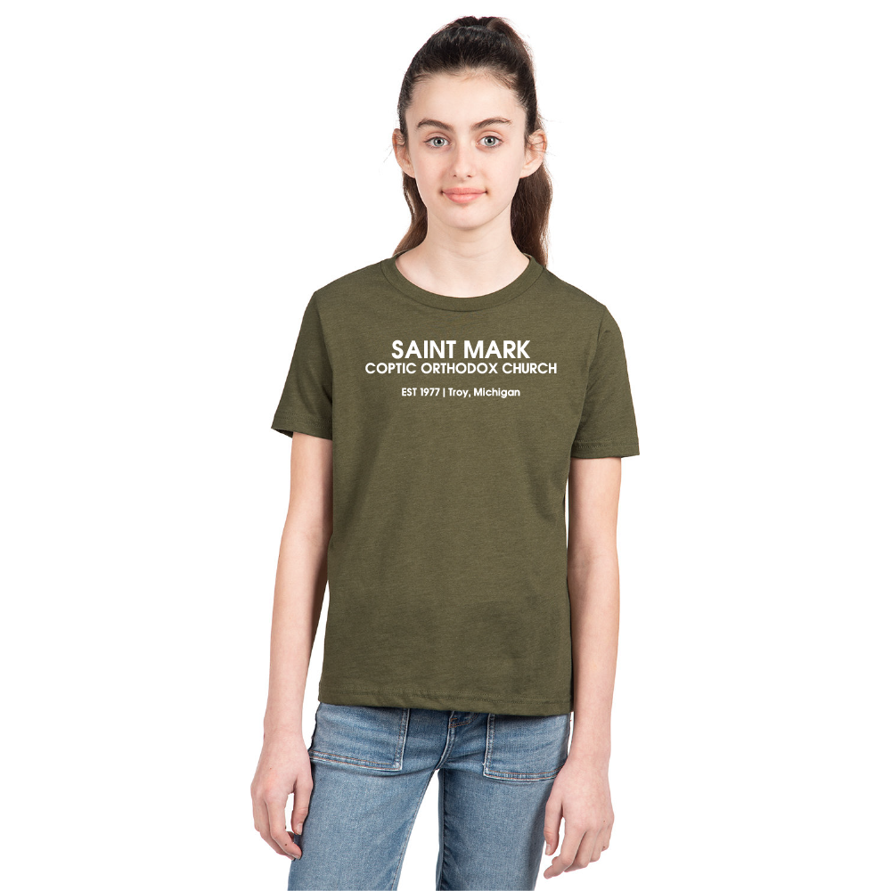 St. Mark EST 1977 Troy, Michigan Essential Youth Short Sleeve Shirt