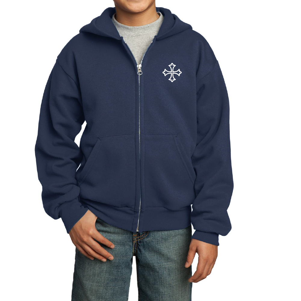 Coptic Cross Youth Full Zip