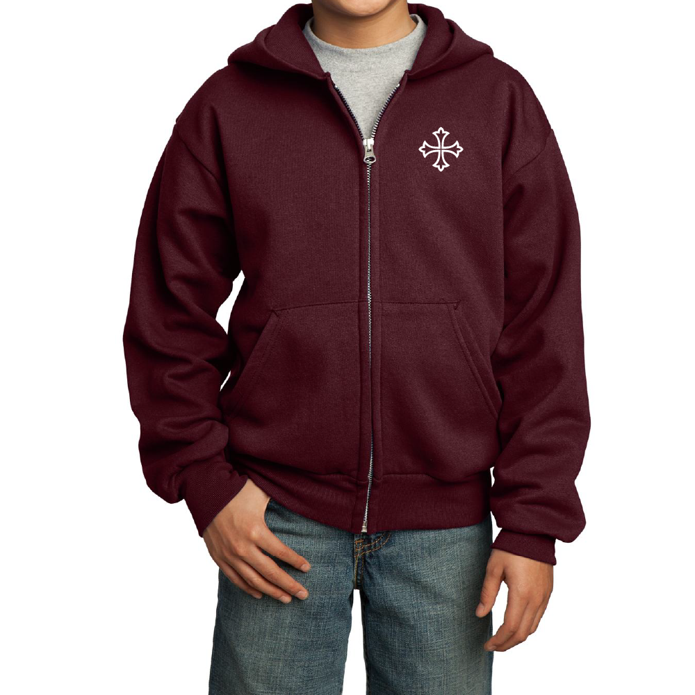 Coptic Cross Youth Full Zip