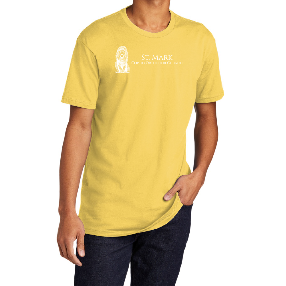 St. Mark Coptic Orthodox Church Lion Essential Adult Short Sleeve Shirt