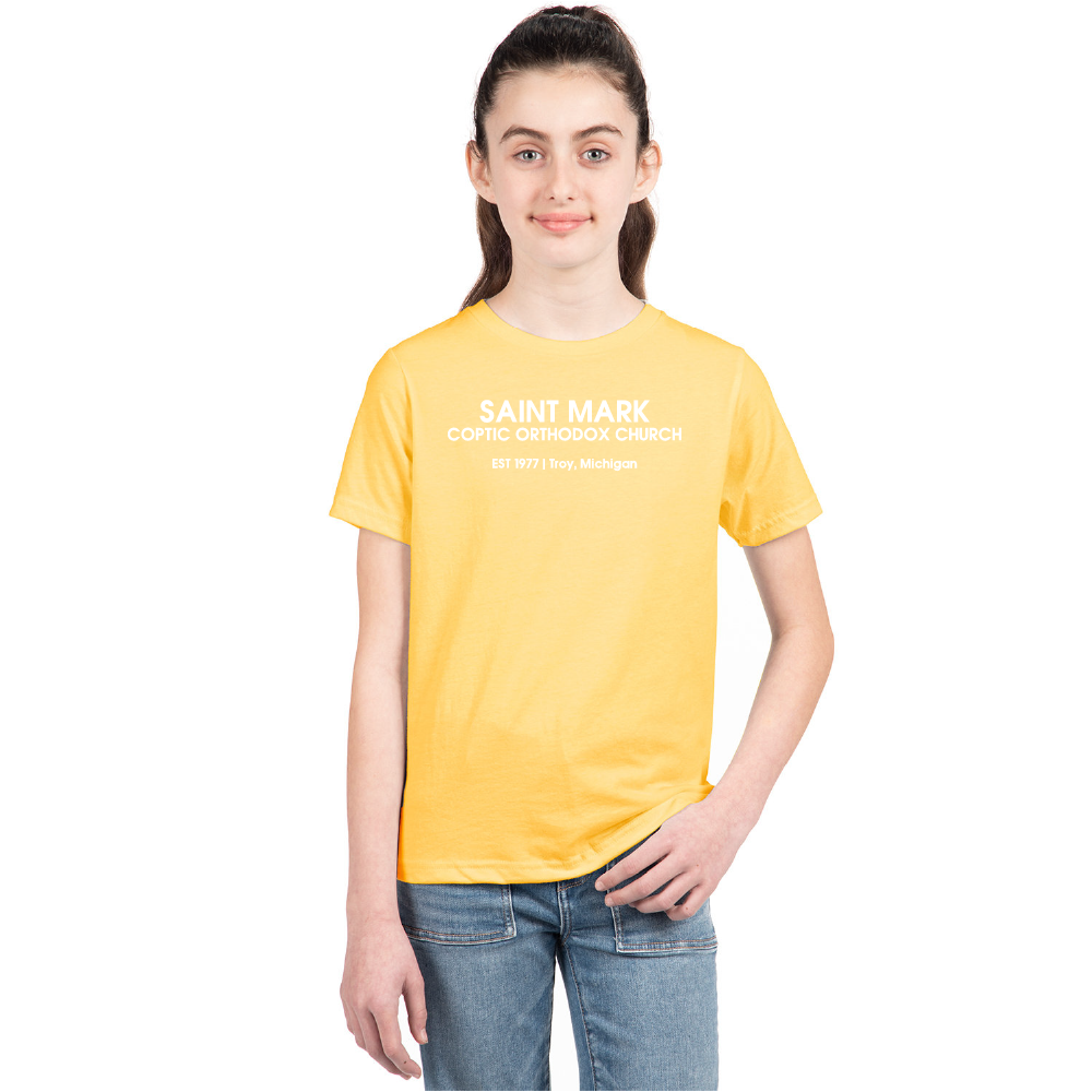 St. Mark EST 1977 Troy, Michigan Essential Youth Short Sleeve Shirt