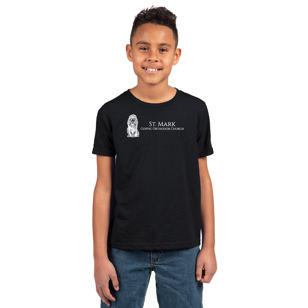 St. Mark Coptic Orthodox Church Lion Essential Youth Short Sleeve Shirt