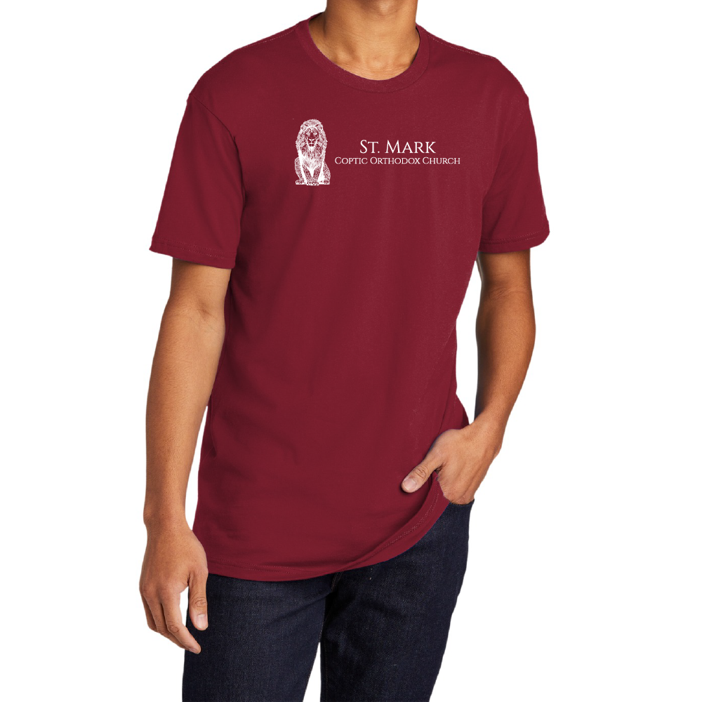 St. Mark Coptic Orthodox Church Lion Essential Adult Short Sleeve Shirt