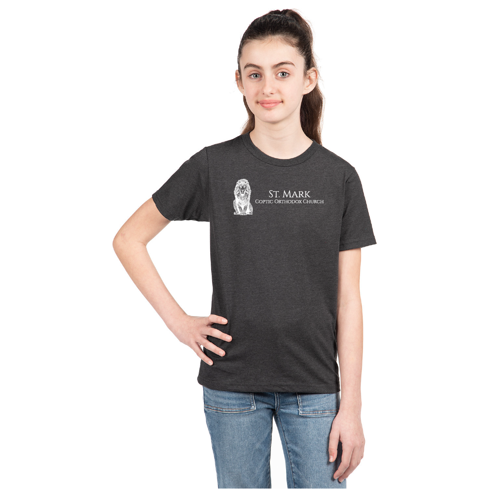 St. Mark Coptic Orthodox Church Lion Essential Youth Short Sleeve Shirt