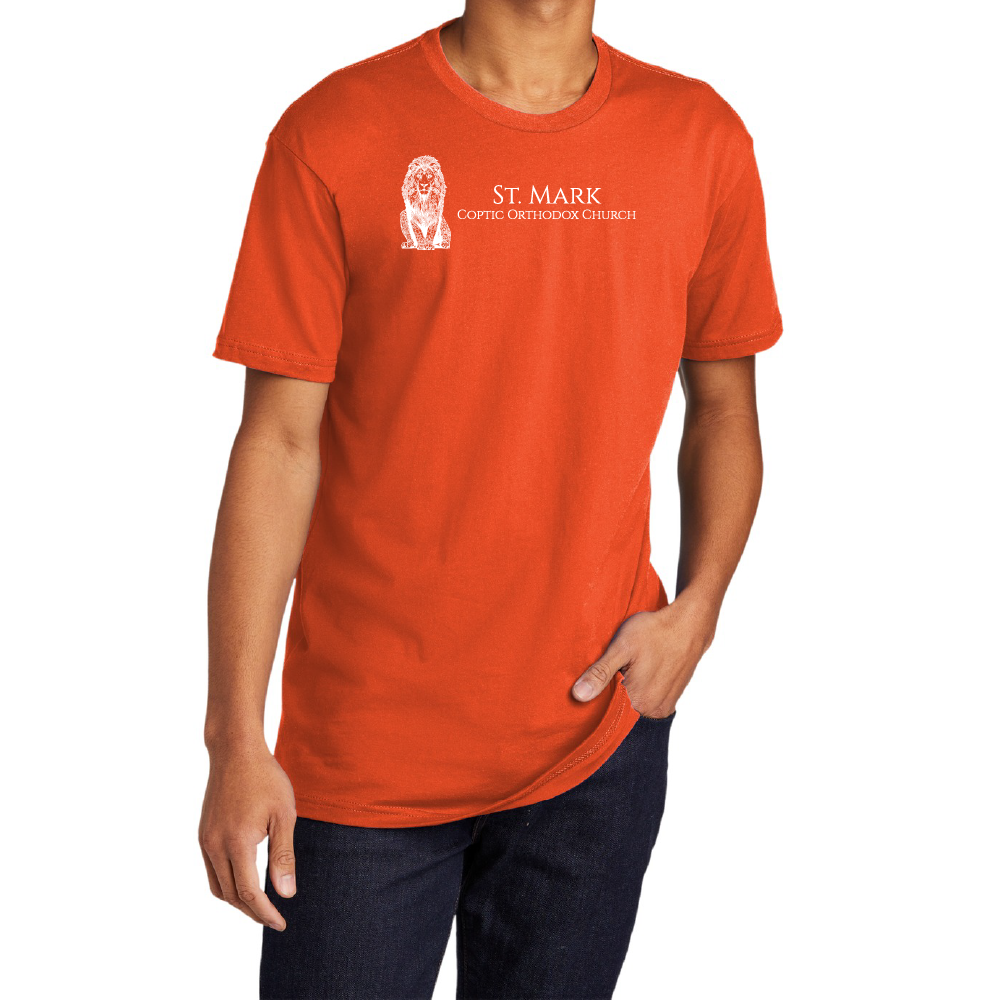 St. Mark Coptic Orthodox Church Lion Essential Adult Short Sleeve Shirt