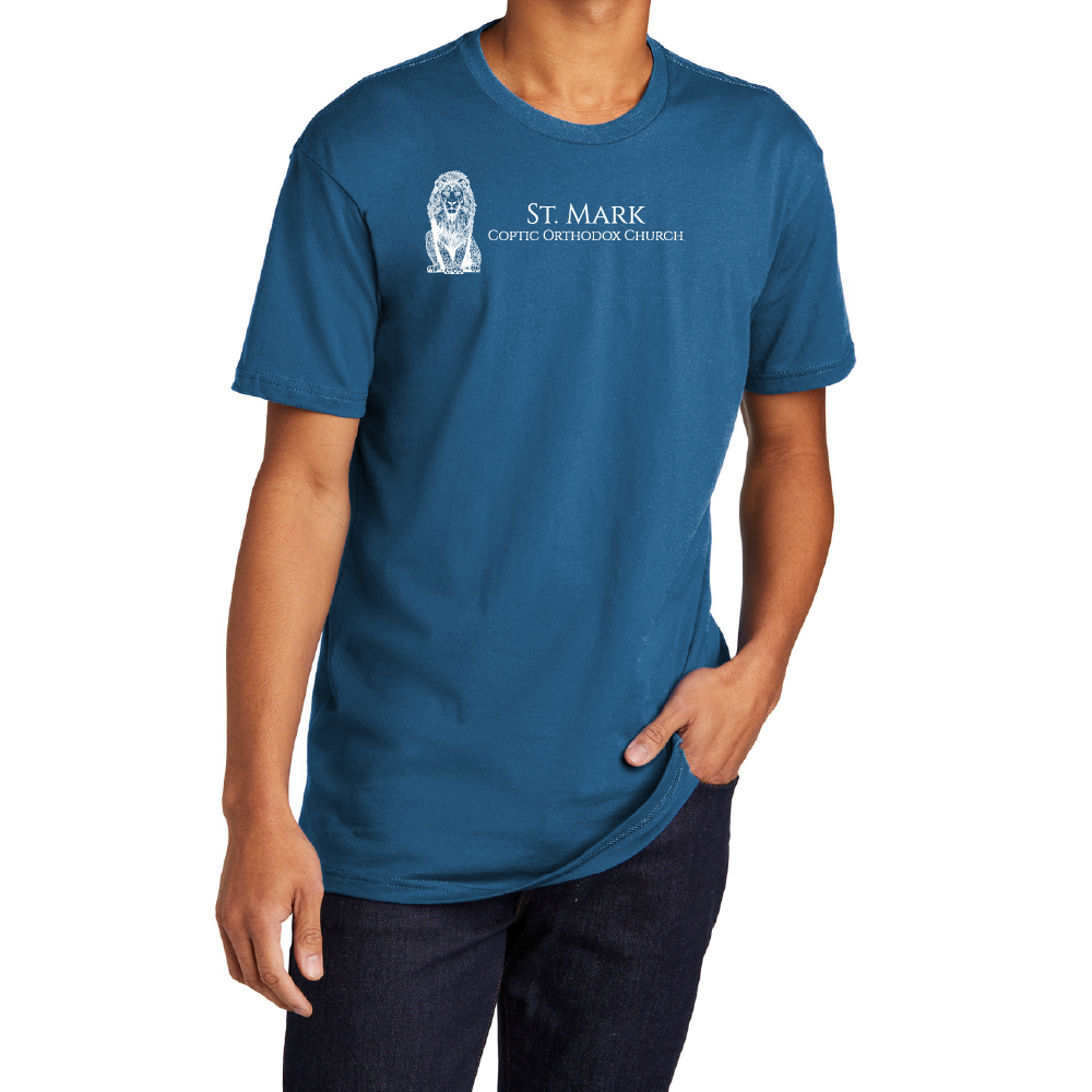 St. Mark Coptic Orthodox Church Lion Essential Adult Short Sleeve Shirt