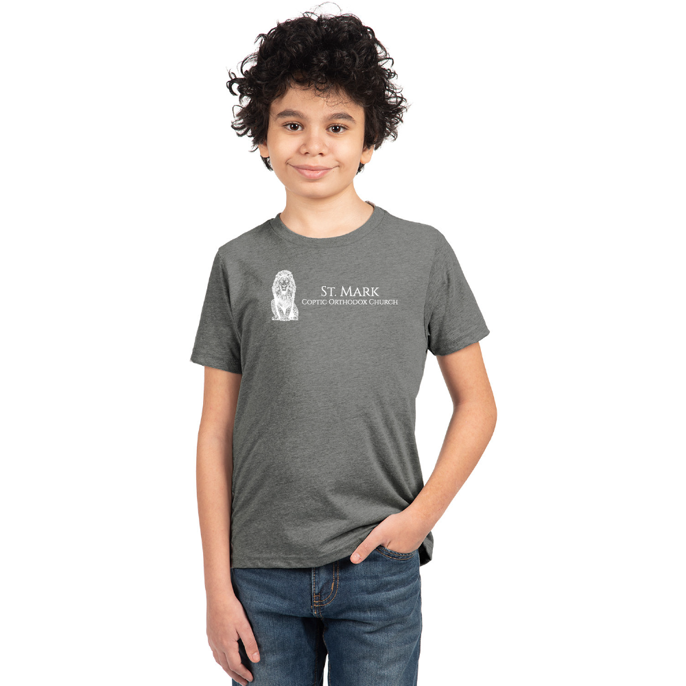 St. Mark Coptic Orthodox Church Lion Essential Youth Short Sleeve Shirt
