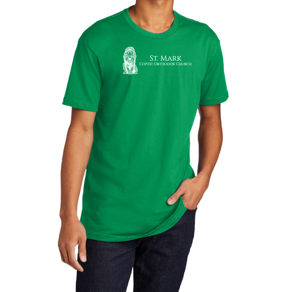 St. Mark Coptic Orthodox Church Lion Essential Adult Short Sleeve Shirt