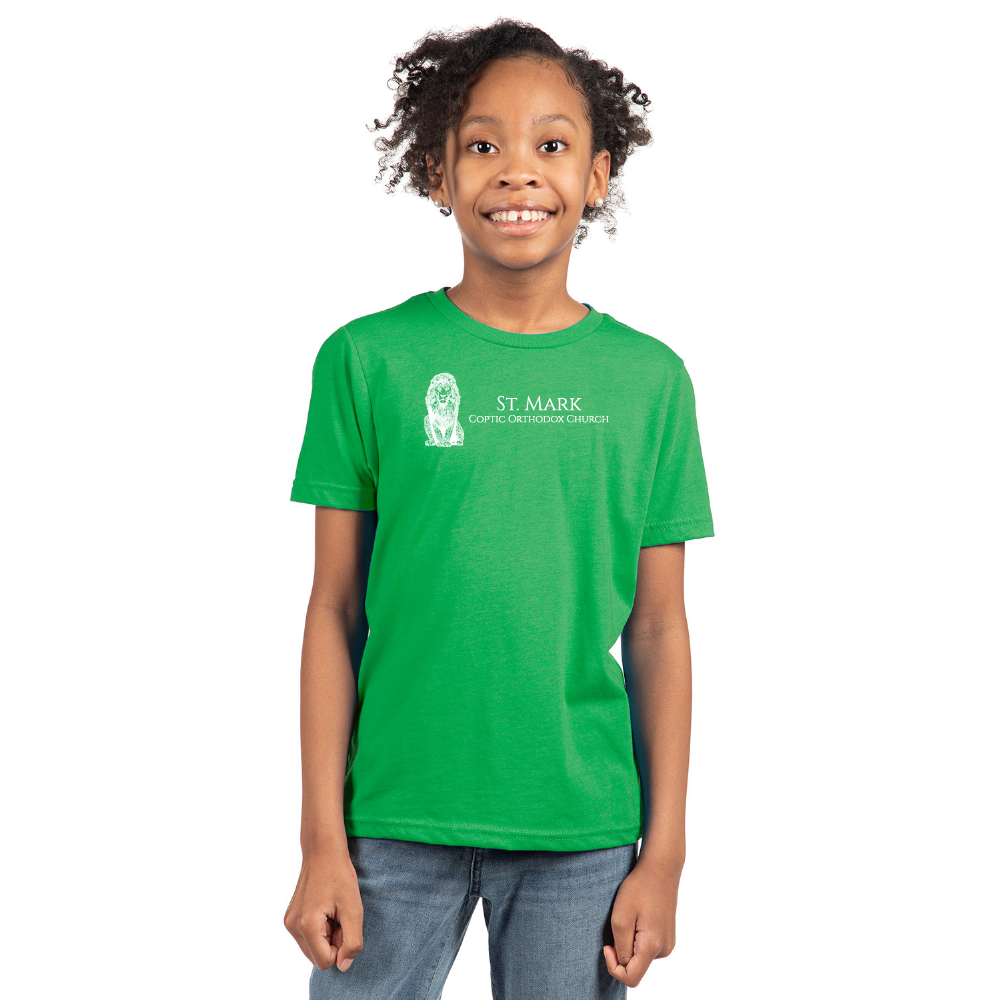 St. Mark Coptic Orthodox Church Lion Essential Youth Short Sleeve Shirt