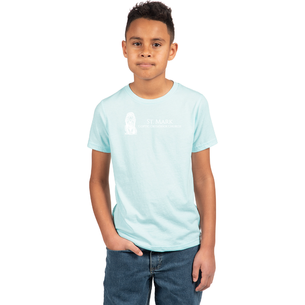 St. Mark Coptic Orthodox Church Lion Essential Youth Short Sleeve Shirt