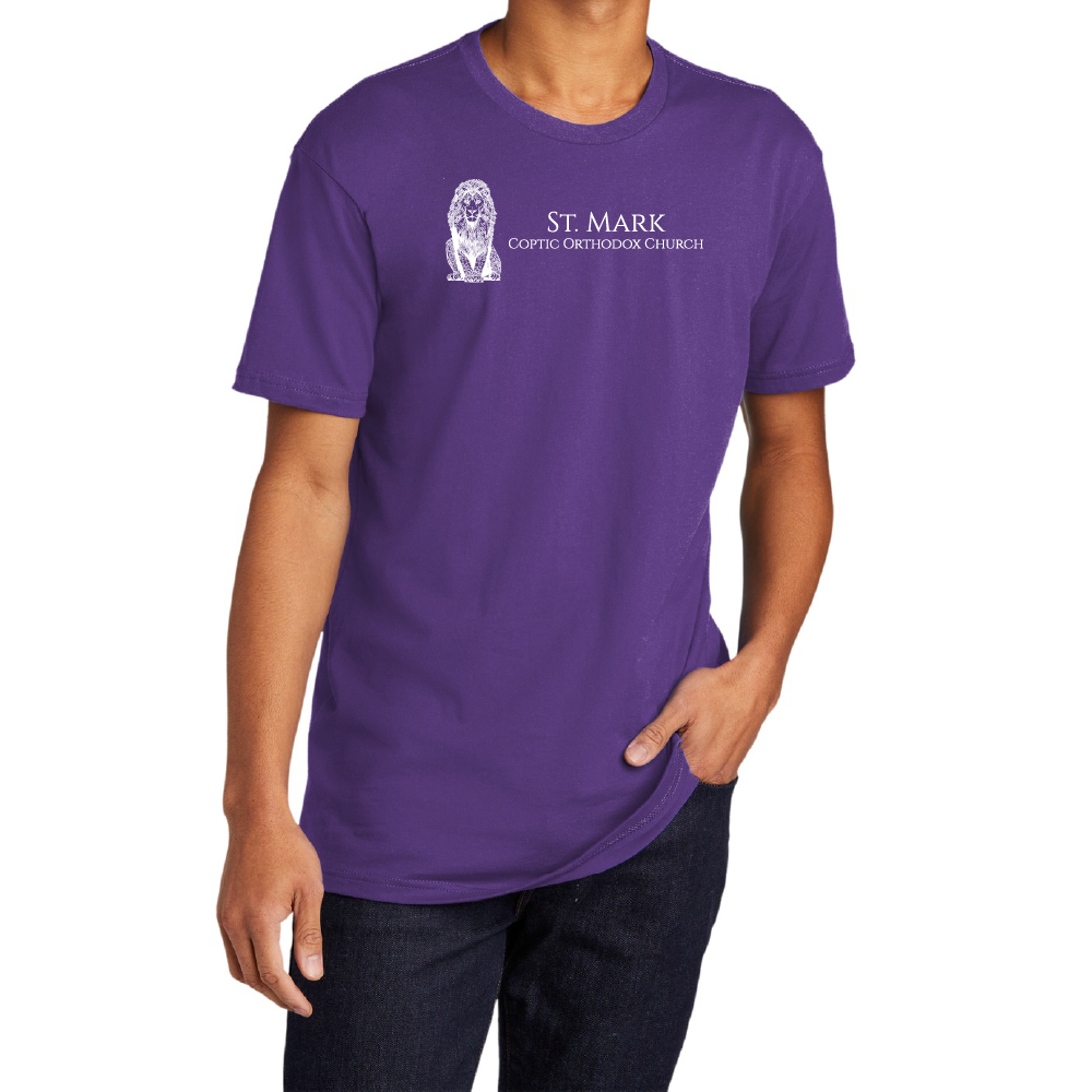 St. Mark Coptic Orthodox Church Lion Essential Adult Short Sleeve Shirt