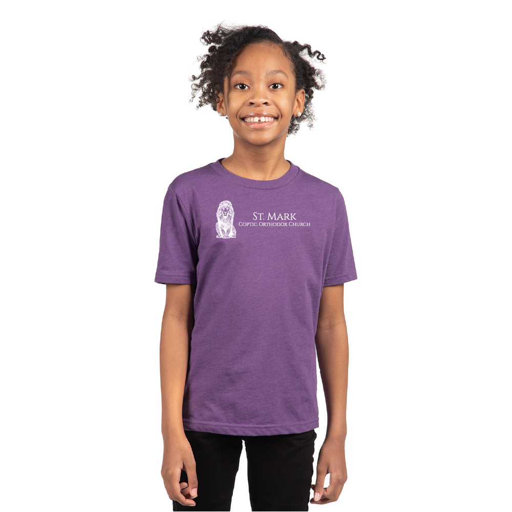 St. Mark Coptic Orthodox Church Lion Essential Youth Short Sleeve Shirt
