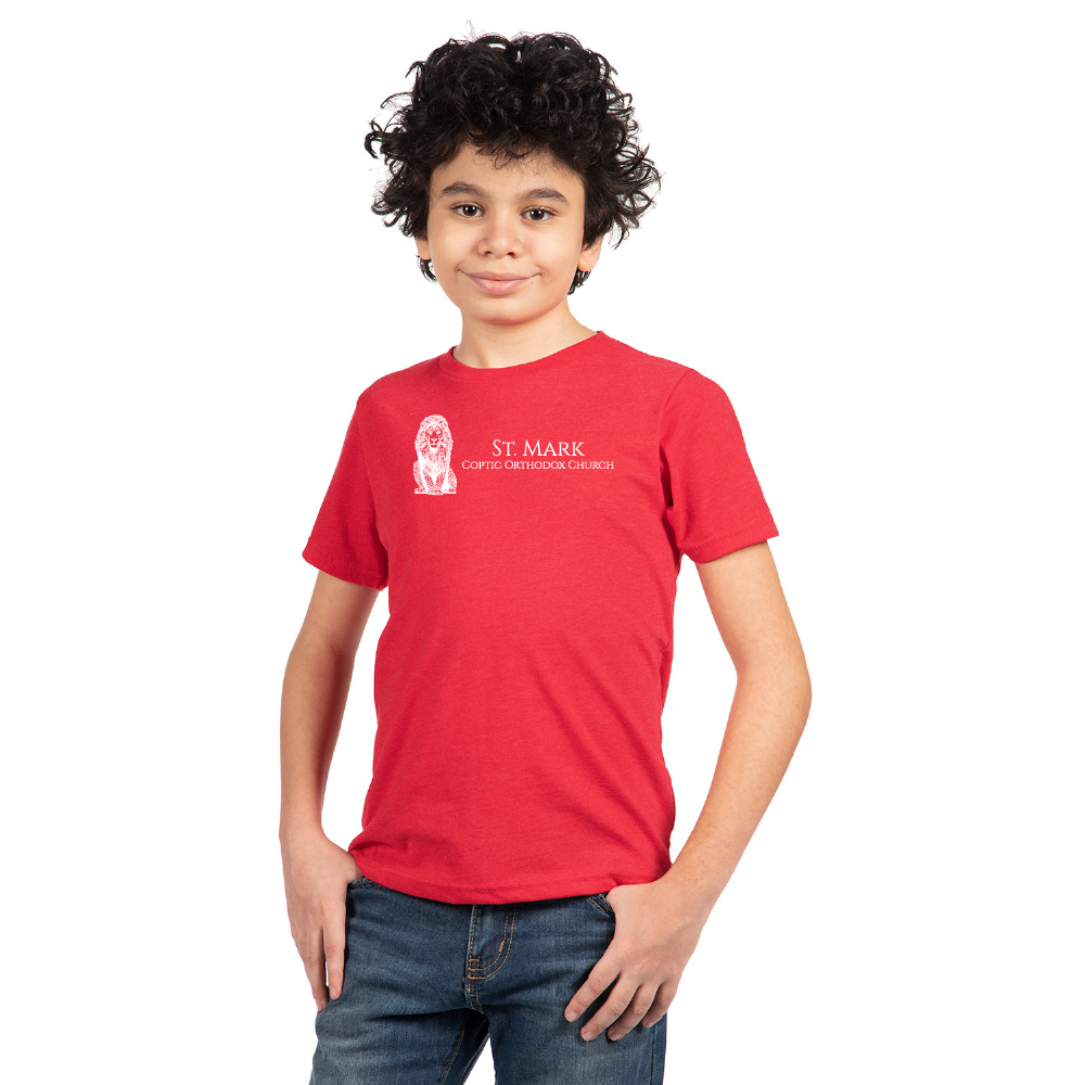 St. Mark Coptic Orthodox Church Lion Essential Youth Short Sleeve Shirt