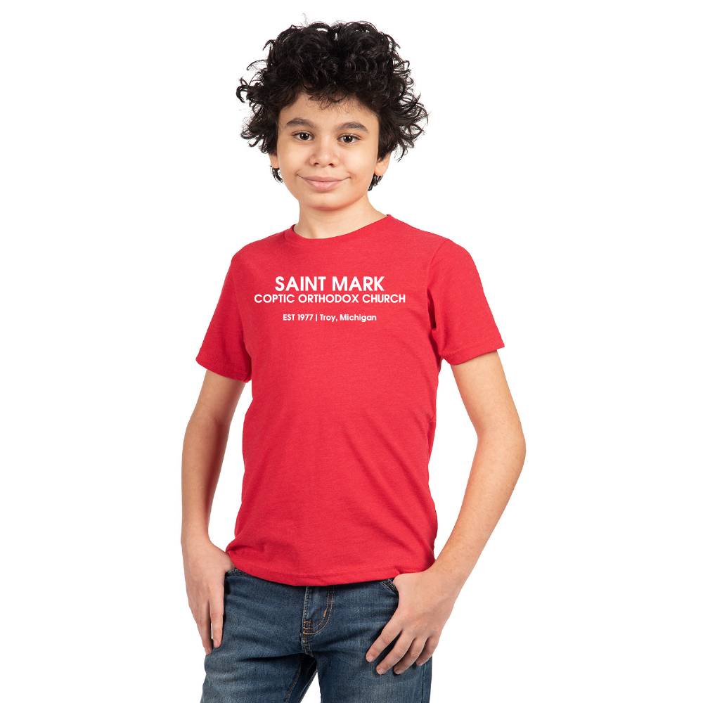 St. Mark EST 1977 Troy, Michigan Essential Youth Short Sleeve Shirt
