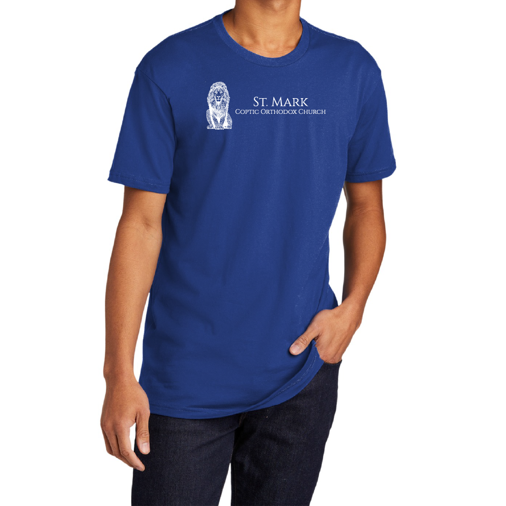 St. Mark Coptic Orthodox Church Lion Essential Adult Short Sleeve Shirt