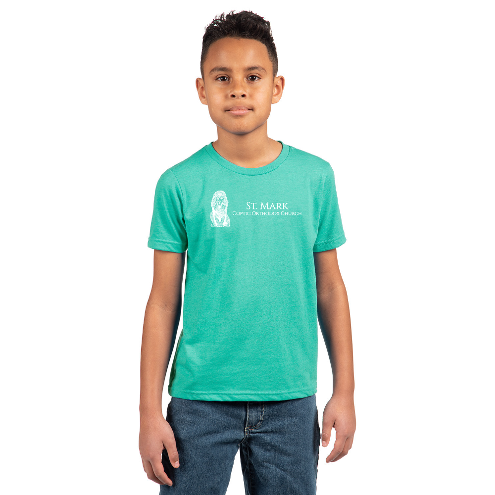 St. Mark Coptic Orthodox Church Lion Essential Youth Short Sleeve Shirt