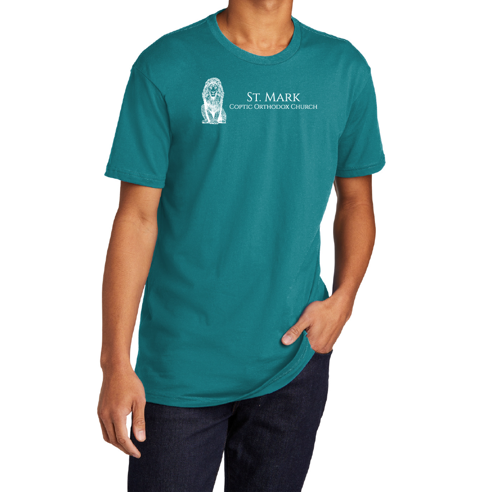 St. Mark Coptic Orthodox Church Lion Essential Adult Short Sleeve Shirt