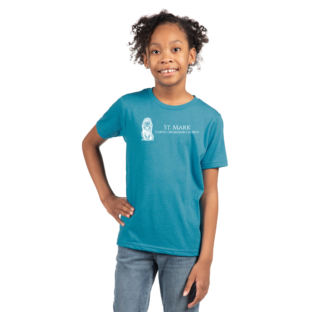 St. Mark Coptic Orthodox Church Lion Essential Youth Short Sleeve Shirt