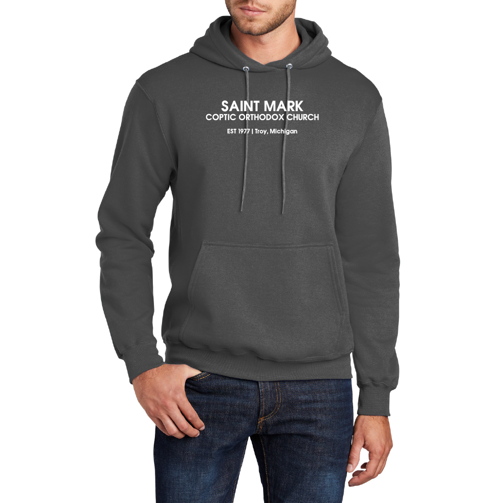 St. Mark EST 1977 Troy, Michigan Essential Adult Hoodie