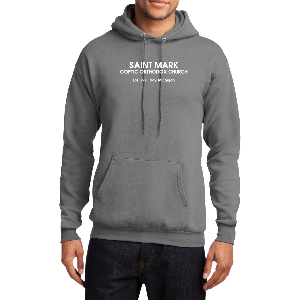 St. Mark EST 1977 Troy, Michigan Essential Adult Hoodie