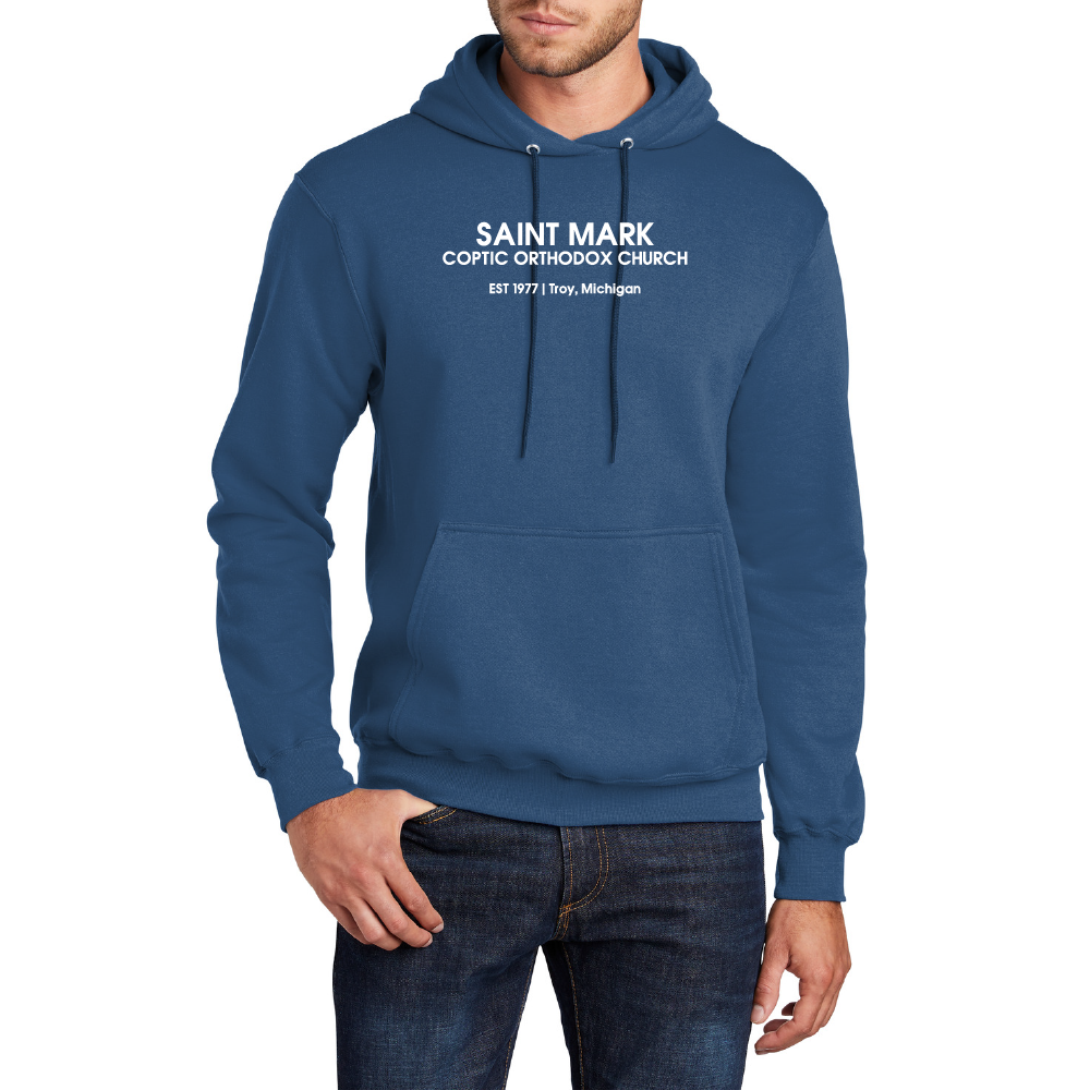 St. Mark EST 1977 Troy, Michigan Essential Adult Hoodie