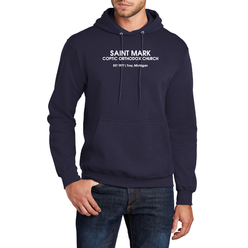 St. Mark EST 1977 Troy, Michigan Essential Adult Hoodie