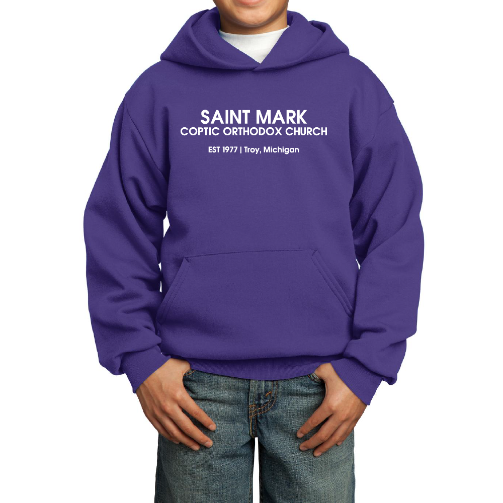 St. Mark EST 1977 Troy, Michigan Essential Youth Hoodie