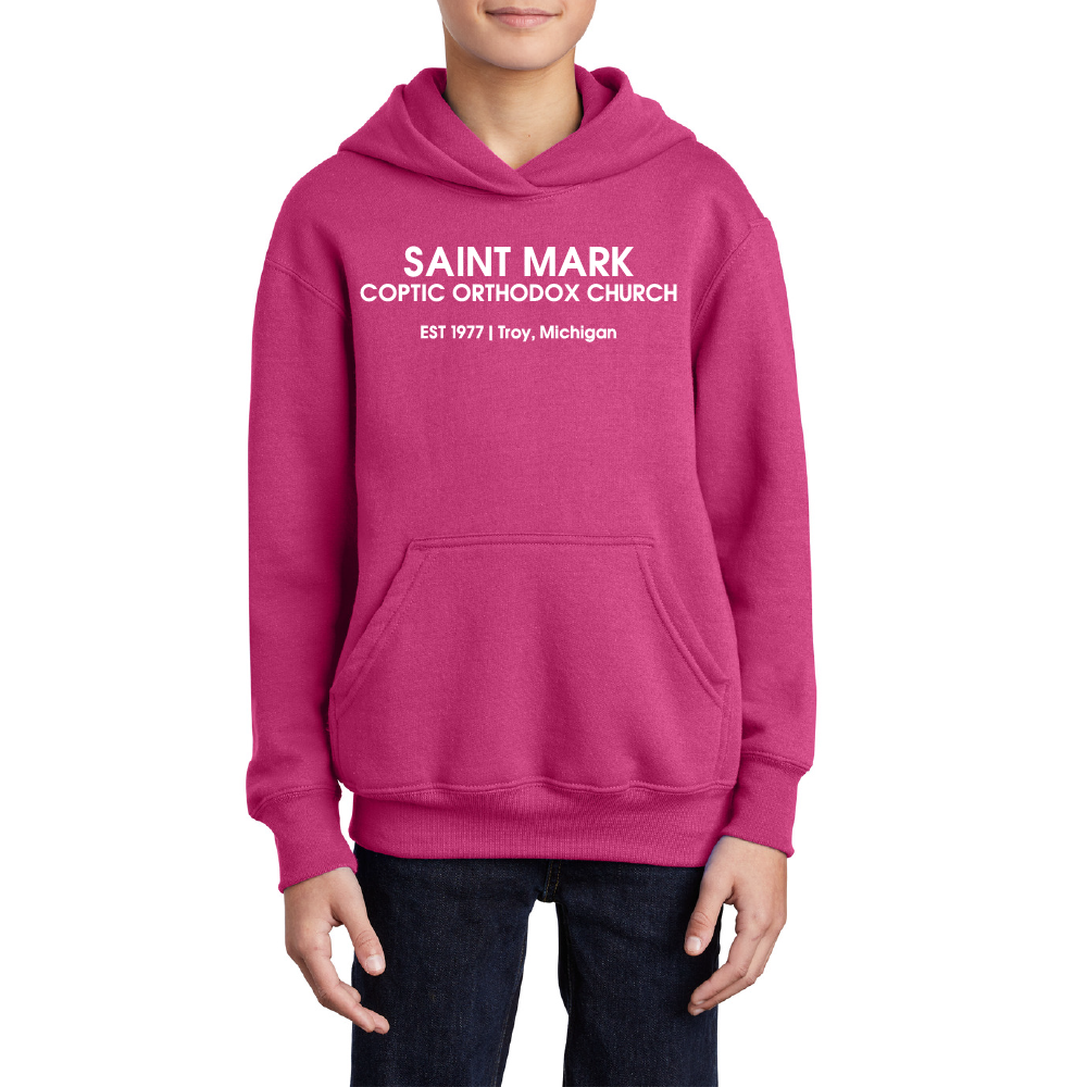 St. Mark EST 1977 Troy, Michigan Essential Youth Hoodie