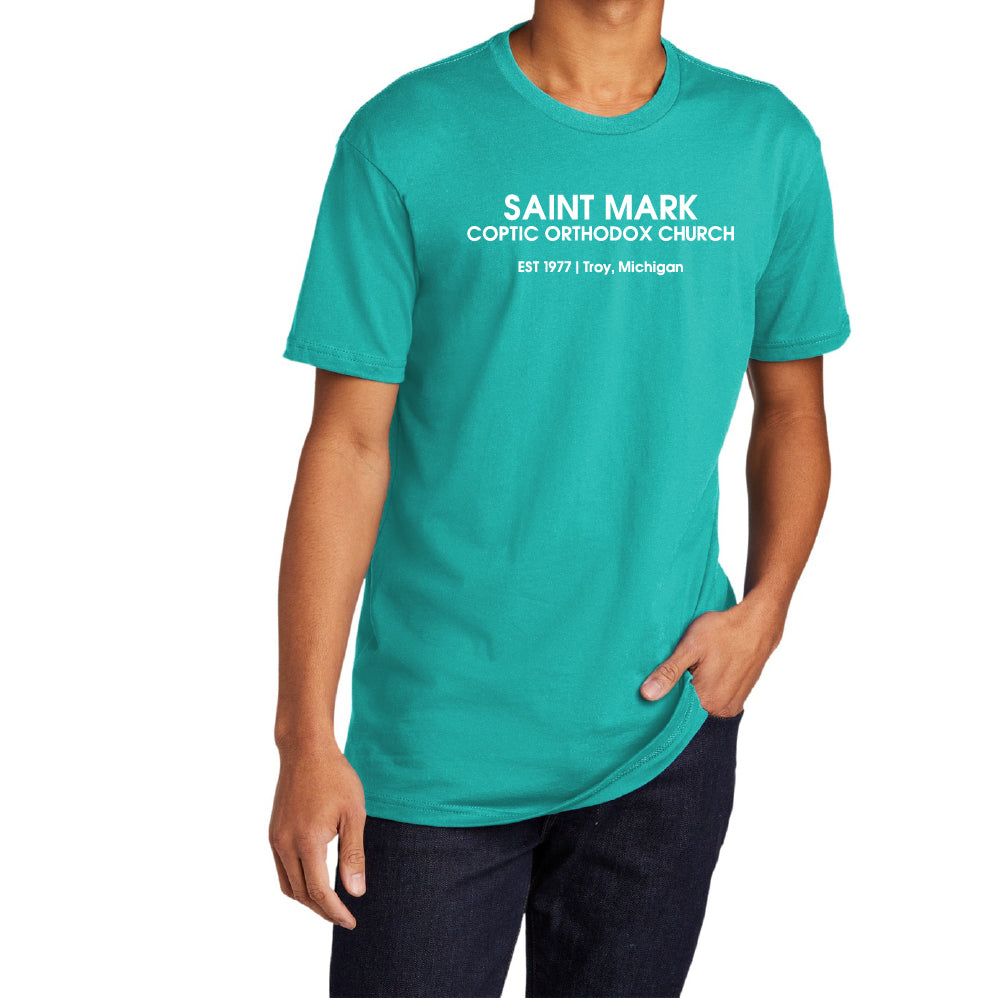 St. Mark EST 1977 Troy, Michigan Essential Adult Short Sleeve Shirt